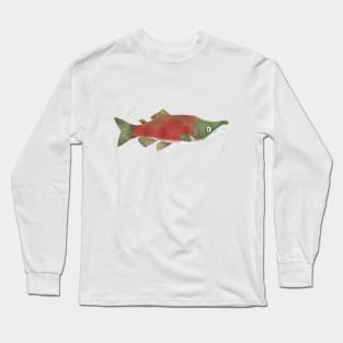 Little Sockeye Salmon Long Sleeve T-Shirt